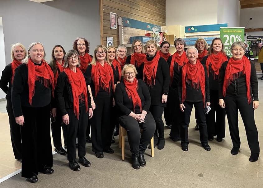 Christmas sing out at Dobbies Garden Centre