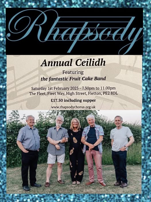 SAVE THE DATE - 2026 RHAPSODY ANNUAL CEILIDH